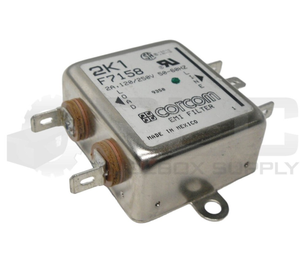 CORCOM 2K1 F7158 POWER LINE FILTER