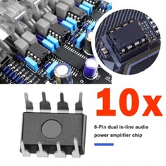 10Pcs OP AMP IC BURR-BROWN/BB/TI DIP-8 OPA2134PA OPA2134 USA