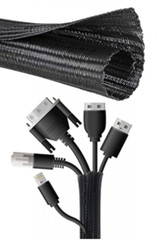 Braided Split Wire Loom Wrap Cable Sleeve Tube Harness Lot Sheathing Management