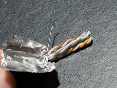 Liberty 24-4P-P-L6ASH 23/4P Cat6A Shielded Network Cable F/UTP CMP Black /50ft