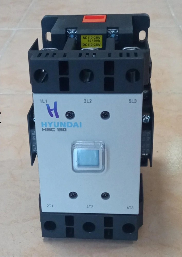 Hyundai HGC130 Magnetic Contactor 40kW AC110-240V DC110-220V | New | Read*