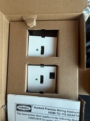 Hubbell IMH110ST2W 100OHM I-Station Module HDMI to 110 Punch Down 2 UTP Cables