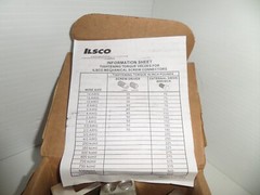⭐NEW Box Of 12⭐ ILSCO AU-0 Mechanical Lug 2-Conductor Double Barrel1/0-14 AWG