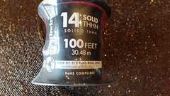 Southwire 14 awg Red Solid Copper Insulated Wire THHN THWN AWM 100 Feet 600 volt