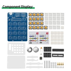 LED Display Calculator Making Electronic Kit MCU DIY Soldering Practice Project