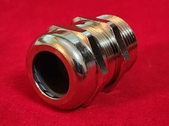 Cable Gland, 1″ NPT, Range 11-21 mm, Nickel-Plated Brass, LAPP SKINTOP Series
