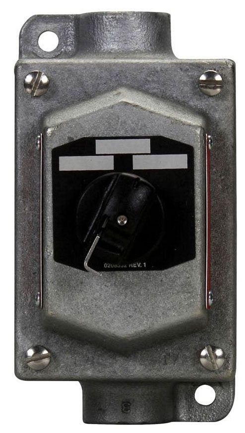 Crouse-Hinds EDSC21271-SA, Aluminum Enclosure W/Manual Motor Sarter, 1pc
