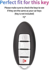 Remote Key Fob Cover Case Protector for Nissan Pathfinder Qashqai Color: Pink