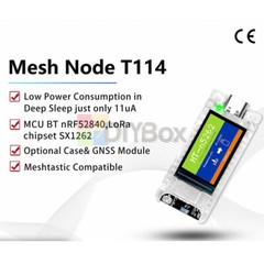 HelTec Node T114 LoRaWAN LoRa nRF52840 SX1262 Meshtastic Tracker – 868MHz Type-C