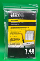 Klein Tools 56250 Wire Marker Book, 1-48
