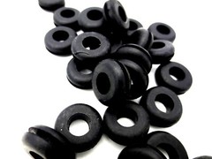 Grommet Rubber Fits 7/16″ Round Hole, Fits 1/16″ Thick Material, Has 9/32″ ID