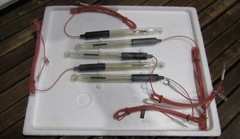 Original Electrodes 5 pcs. glass industrial ESP-01-14 USSR in a box #3