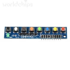 8 Independent Key Button Module With LED Indicator Keyboard Module For Arduino
