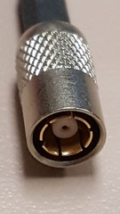 Cable 6inch SMA female bulkhead to SMB female plug RG174 cable