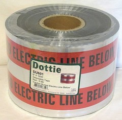 Dottie 6″ X 1000′ Detectable Tape – Red 5 Mil ‘Forest Creek Gems’