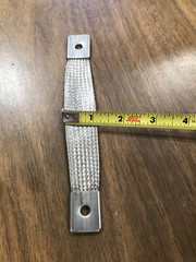 6” X 1” Braided Grounding Strap