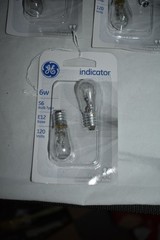 10 GE Clear S6 Light Bulbs 6W 120V Candelabra Base 15820 Specialty Mini Bulb