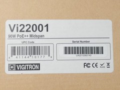 Vigitron Vi22001 Maxiipower Midspan 90W PoE++ 100-240V IEEE 802.3af/at – NEW …