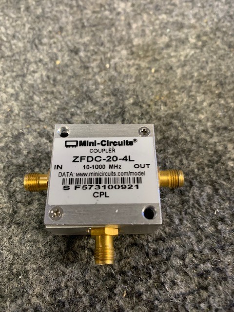 ZFDC-20-4L – MINI-CIRCUITS – SMA 20.2 dB Directional Coupler, 10 – 1000 MHz, 50Ω