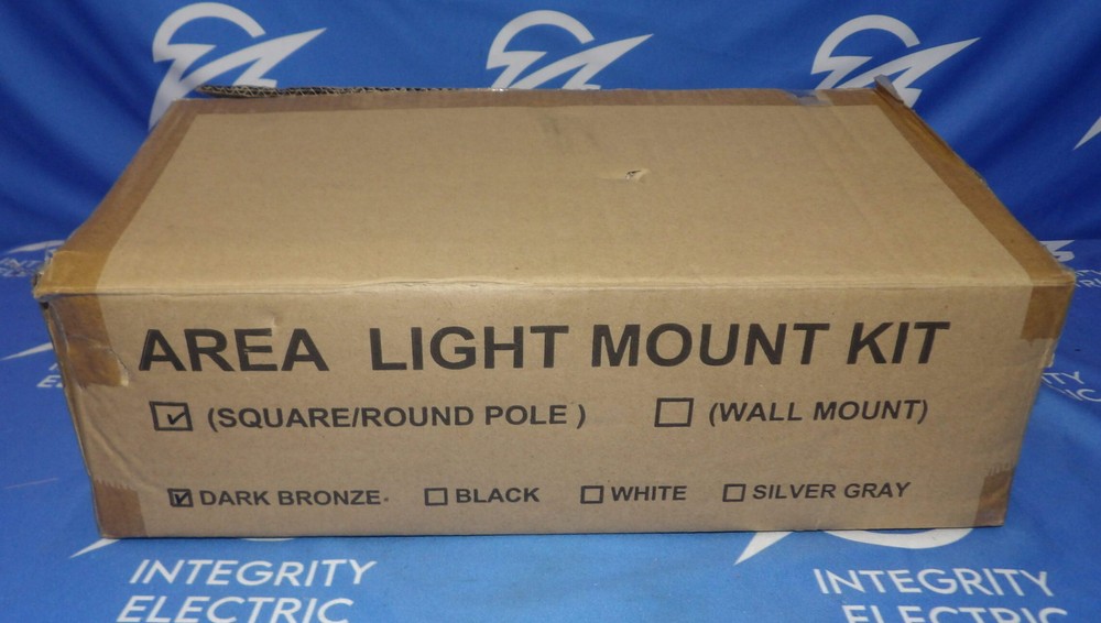 Box of 4 NIB AL-SPAR Square/Round Pole Mounting FOR AL Lighting Fixtures Dark…