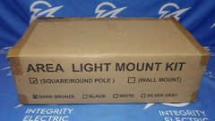 Box of 4 NIB AL-SPAR Square/Round Pole Mounting FOR AL Lighting Fixtures Dark…