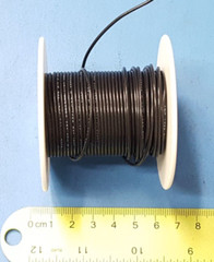 (40FT APROX) Hook-up Wire, 7056/19-BLACK-100 , ALPHA , 20 (19/32) AWG , BLACK