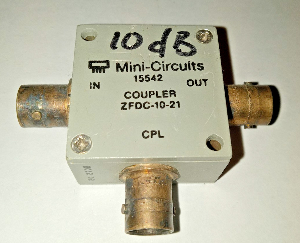 MINI-CIRCUITS ZFDC-10-21 11 dB Directional Coupler, 1 – 1000 MHz, 50Ω BNC
