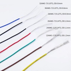 UL1571 Flexible Stranded Wire Cable 26/28/30/32AWG PVC Insulated Electronic Wire