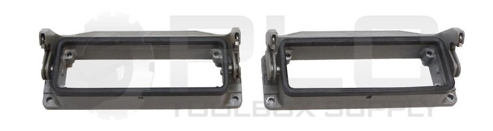 LOT OF 2 HARTING MTC12G CONNECTOR HOOD