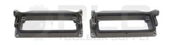 LOT OF 2 HARTING MTC12G CONNECTOR HOOD