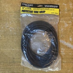 1/4″ diameter X 14 ft PROTECTIVE COIL Black Loom Plastic Split cable cord wrap
