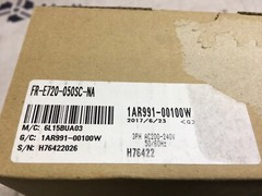 Mitsubishi Electric Compact Size Inverter, FR-E720-050SC-NA, NOS, LG-2870