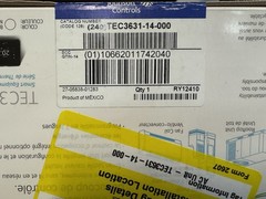 JOHNSON CONTROLS TEC3000 Smart BACnet MS/TP or N2 Thermostat TEC3612-14-000