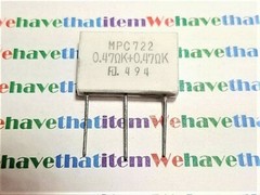 .47ohm 5w DUAL RESISTOR / MPC722 / 6 PIECES (qzty)
