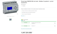 New in box! Schneider Electric EM3550A Compact Energy Meter Free Shipping!
