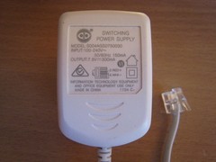 SWITCHING POWER SUPPLY MODEL: S004AGS0750030 100-240VAC 7.5VDC 300Ma