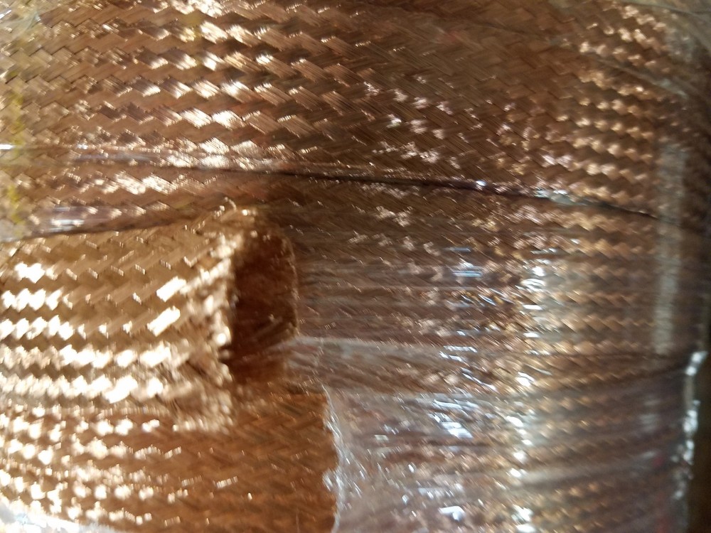 10 FEET 1″ BRAIDED GROUND STRAP GROUNDING Bare Copper Flat Braid USA