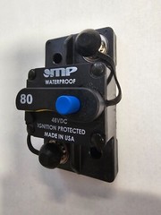 Mechanical Products 175-S0-080-2 Surface Mount Circuit Breaker, 80A