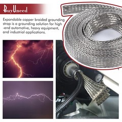 Tinned Copper Metal Shielding Braided Sleeving Cable Wire Sleeving Lot