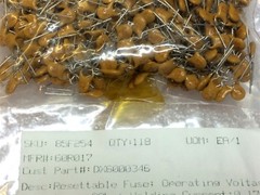 60R017 LITTELFUSE PTC RESET FUSE 60V 170MA RADIAL ROHS 20 PIECES