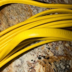 Yellow Romex Simpull Indoor Wire Copper Type NM-B Ground 50 Feet 600 Volt