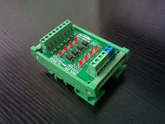 4-channel Photoelectric Isolation Module PLC Signal Conversion Board PNP Output