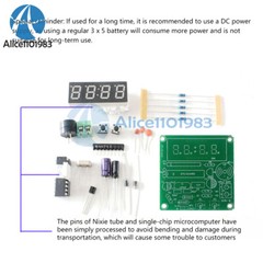4 Digit Electronic Clock Electronic Production DIY Learing Kit For Arduino DIY