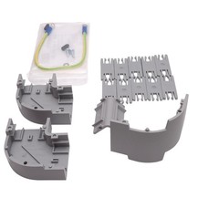 Rexroth 3842552258 Modular Cable Duct Curve, 90 Degree, HOR 40×80, VER 80×40