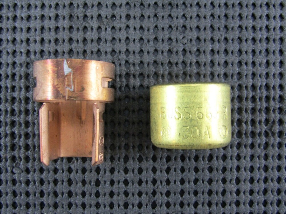 Bussmann 663-R Class R Fuse Reducers accepts 30A for 60A Block Size 600V