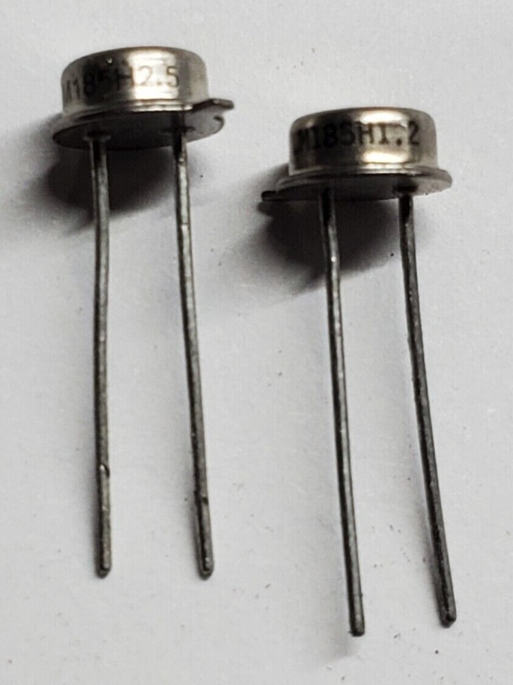 LM185H-2.5 & 1.2 LM185 IC SHUNT VOLT REFERENCE 2-PIN TO-46 COLLECTIBLE LOT OF 2