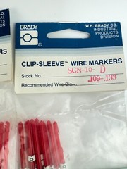 Brady Assorted Wire Marker Wand SCN-10 *LOT OF 4*