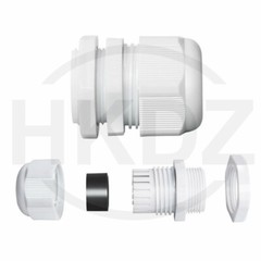 Cable Gland IP68 Waterproof Black White Nylon Compression M7/9/11/13.5/16/19-M48