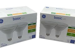 GE Basic LED Outdoor Floodlight 2 Bulbs 11w Lot Of 2 {E2}