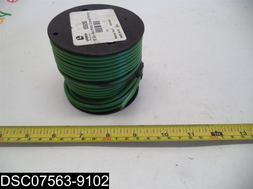 5552G Lawson 12 AWG Green 100′ Length, 60 Volts Temperature Rating 221 F